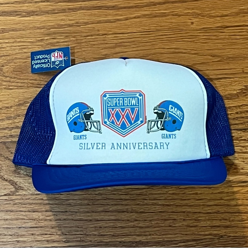 New York giants SnapBack mesh hat Super Bowl XXV vintage NFL NWT